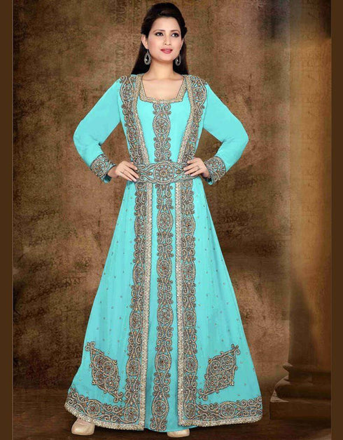 Jacket Style Partywear Moroccan Kaftan